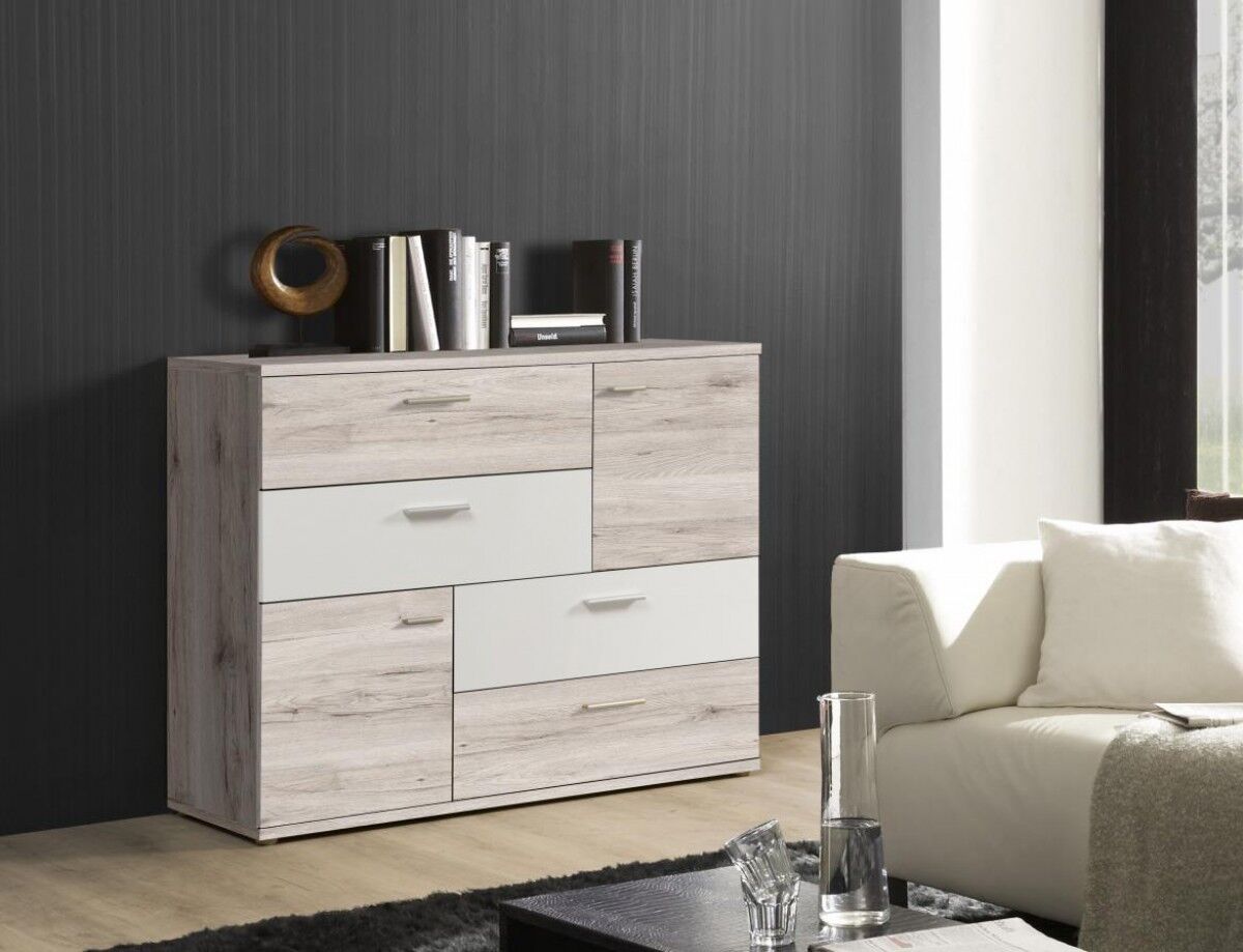 Komoda Skive peščeni hrast