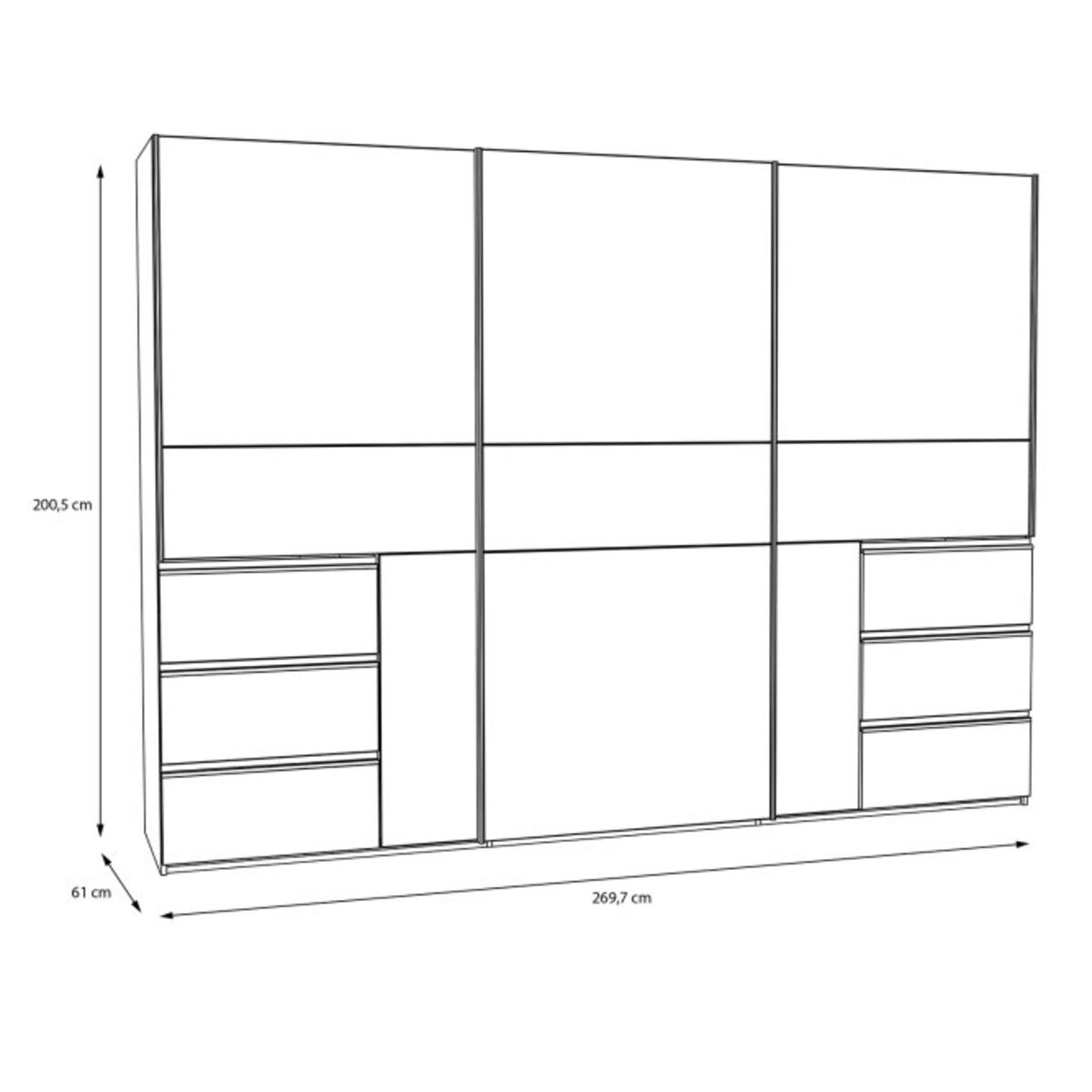 Drsna omara Winn 2 270 bela
