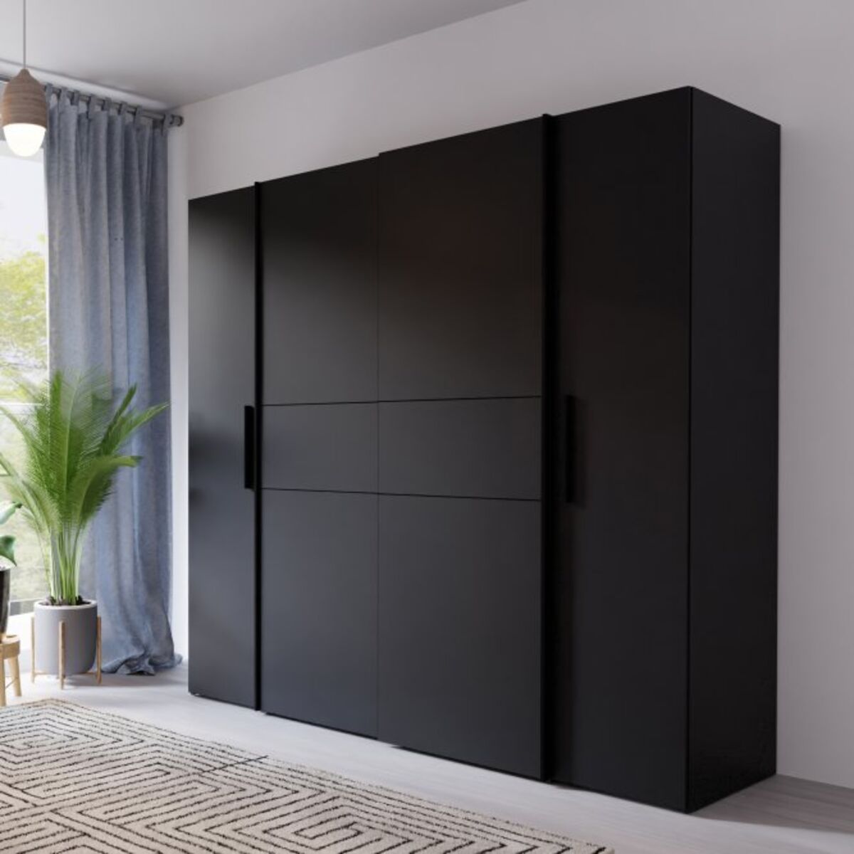 Drsna omara Narago Kalixtus - črna