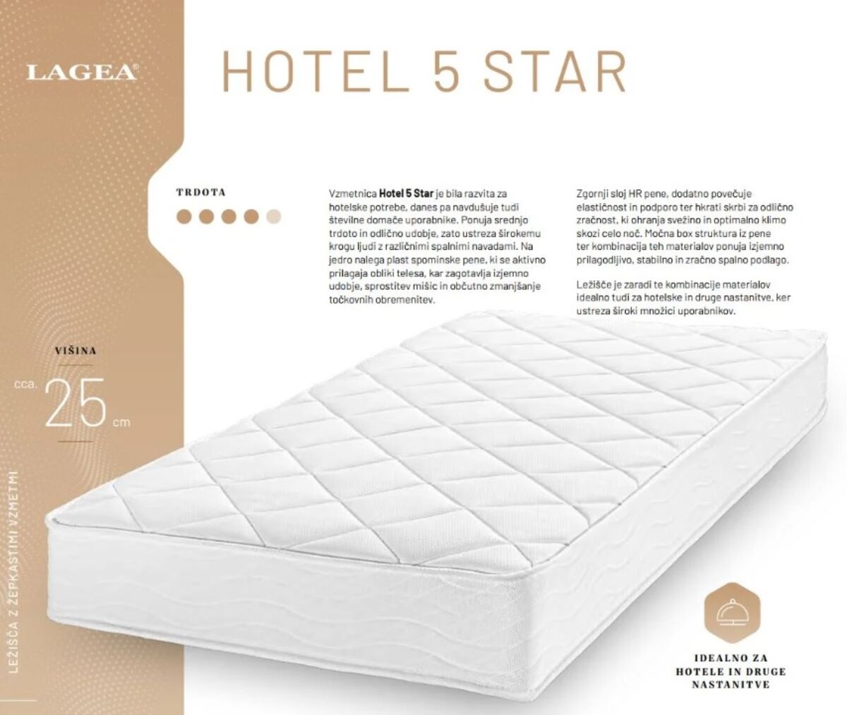 Vzmetnica Hotel 5 Star sleep 120x200 cm