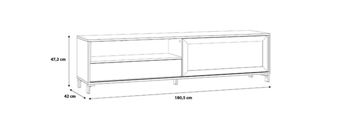 Dnevni regal South Beach