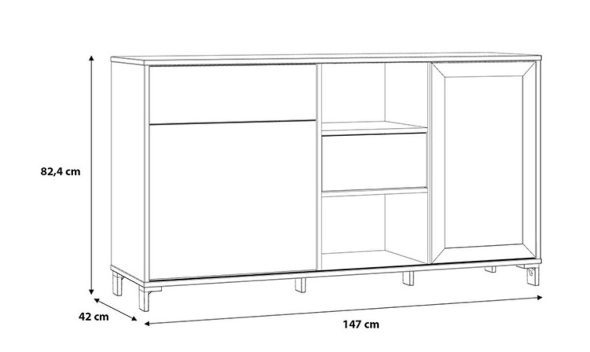 Dnevni regal South Beach