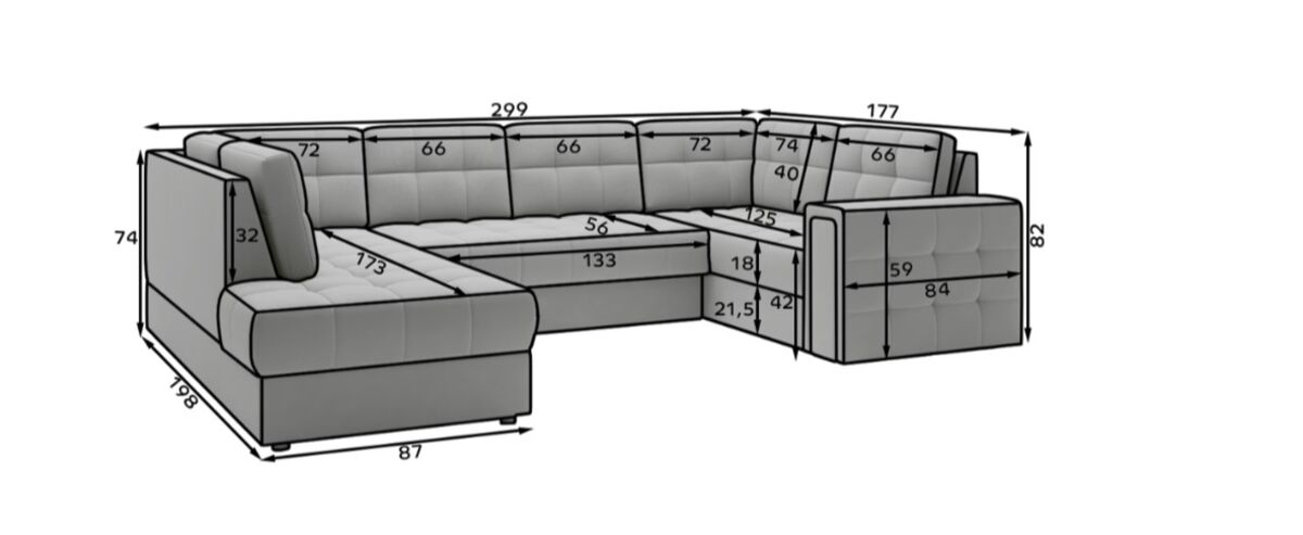 Sedežna garnitura Blewett