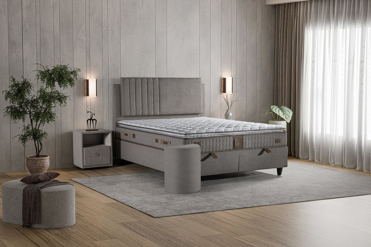 Boxspring postelja Clariss, 160x200
