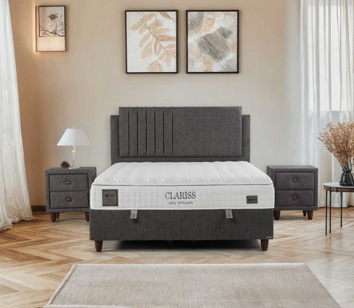 Boxspring postelja Clariss