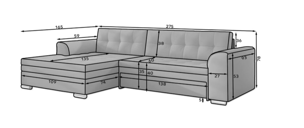 Sedežna garnitura Conforti
