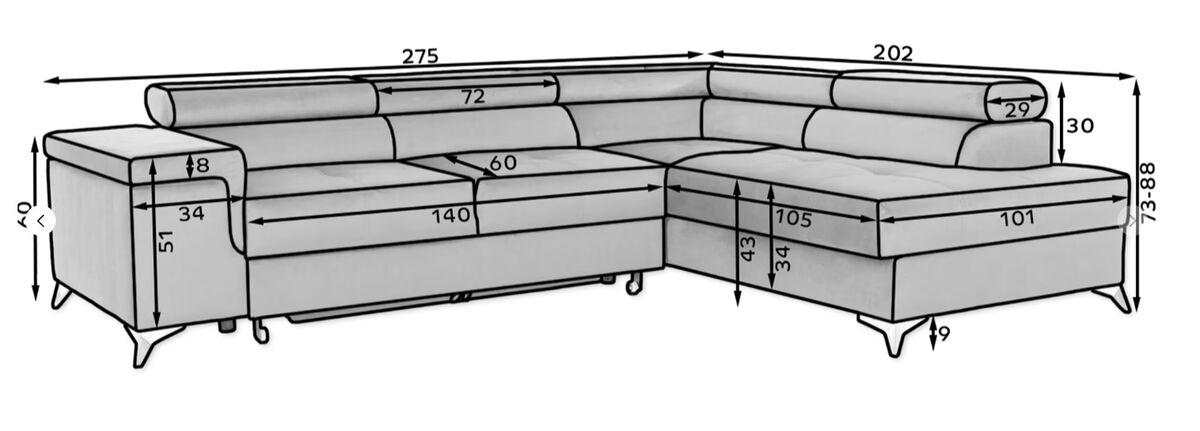 Sedežna garnitura Eridano