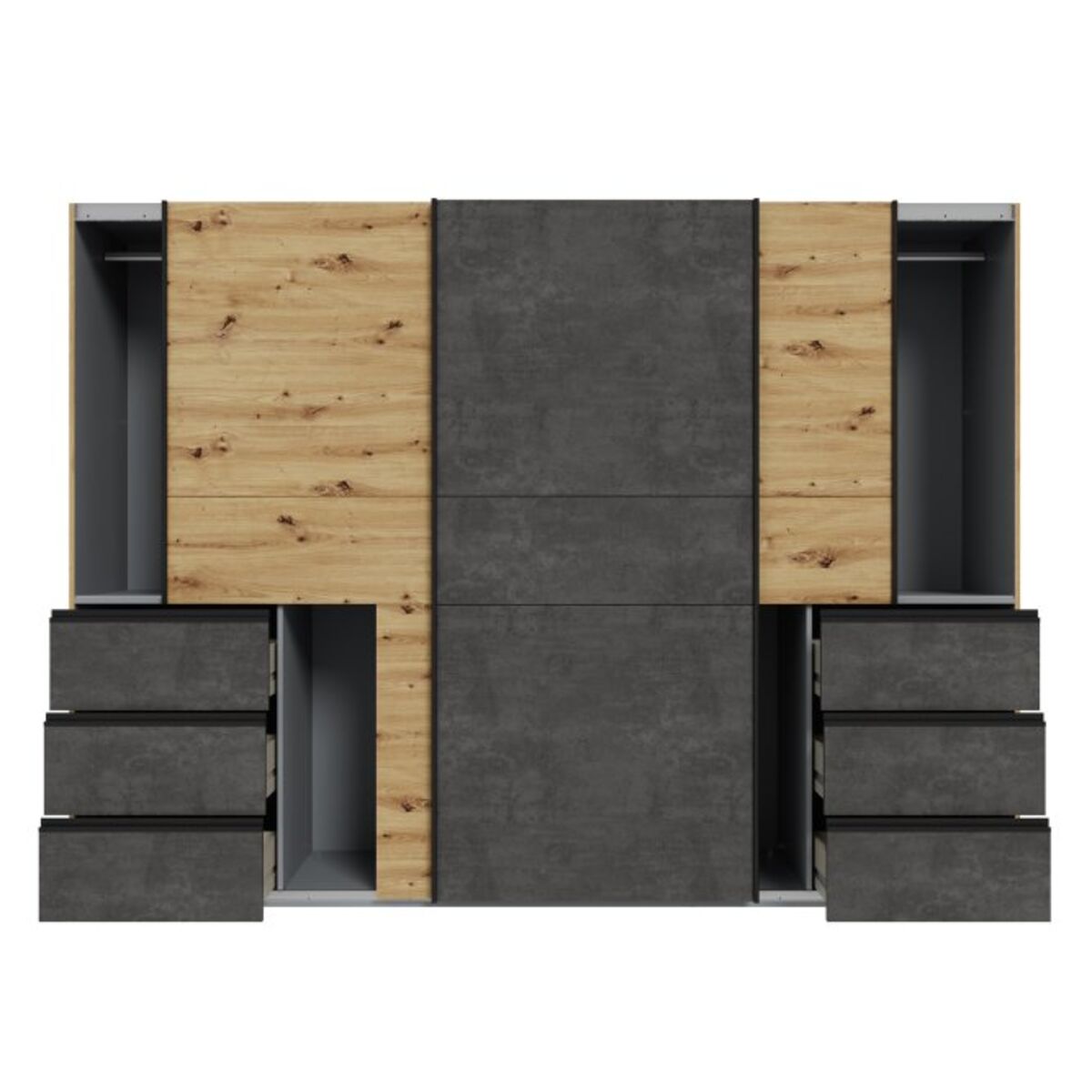 Drsna omara Winn 2 270 temna