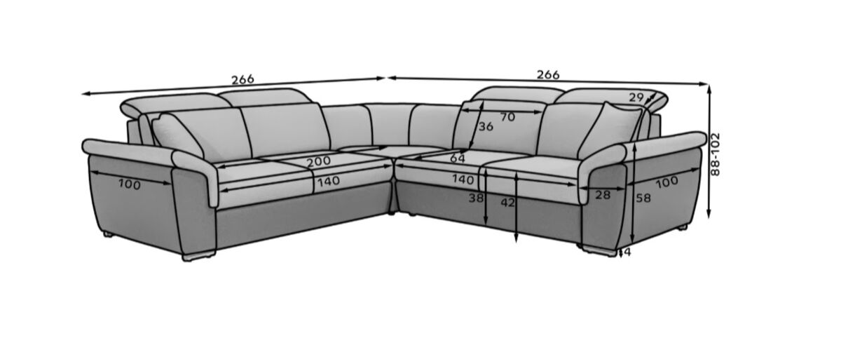 Sedežna garnitura Federico