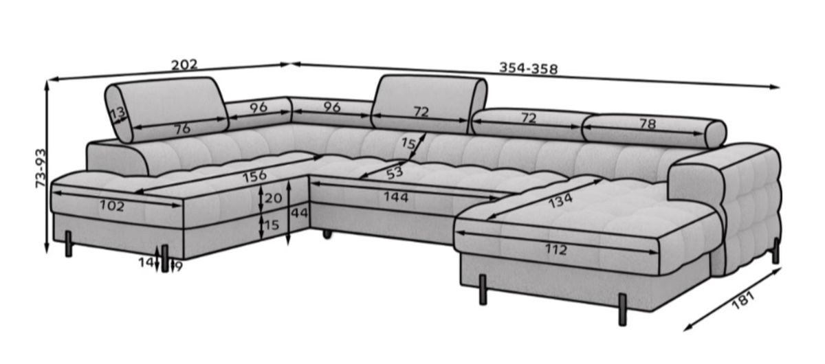 Sedežna garnitura Feraria
