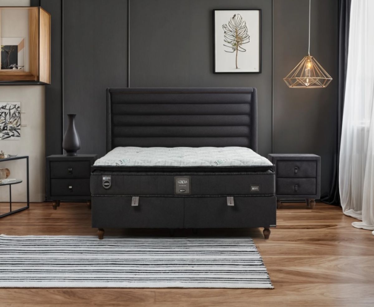 Boxspring postelja Genova, 180x200