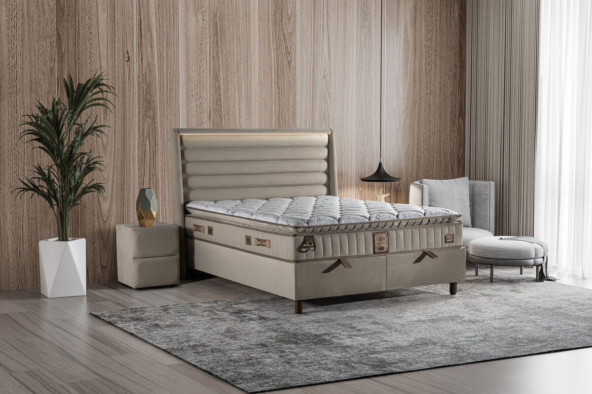 Boxspring postelja Genova, 180x200