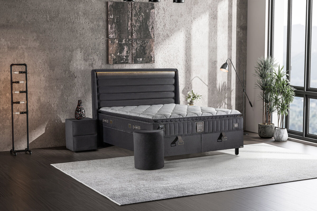 Boxspring postelja Genova, 140x200