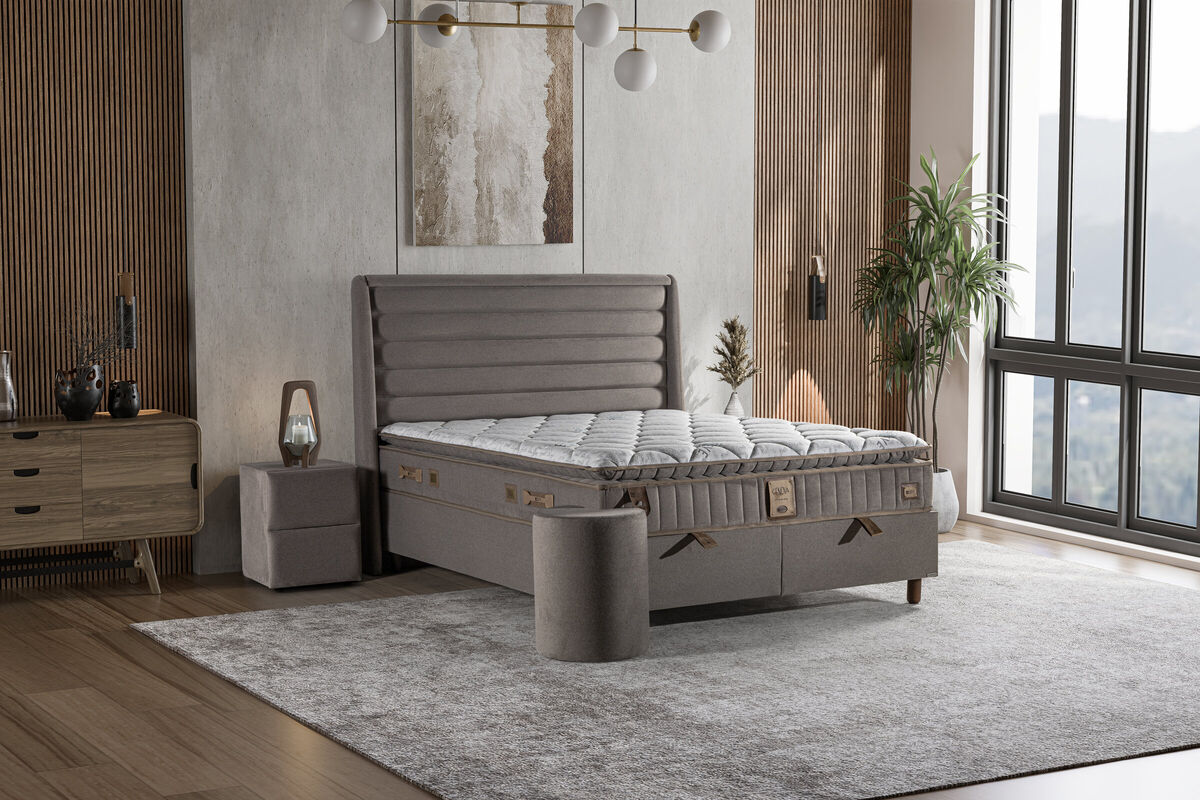 Boxspring postelja Genova, 140x200