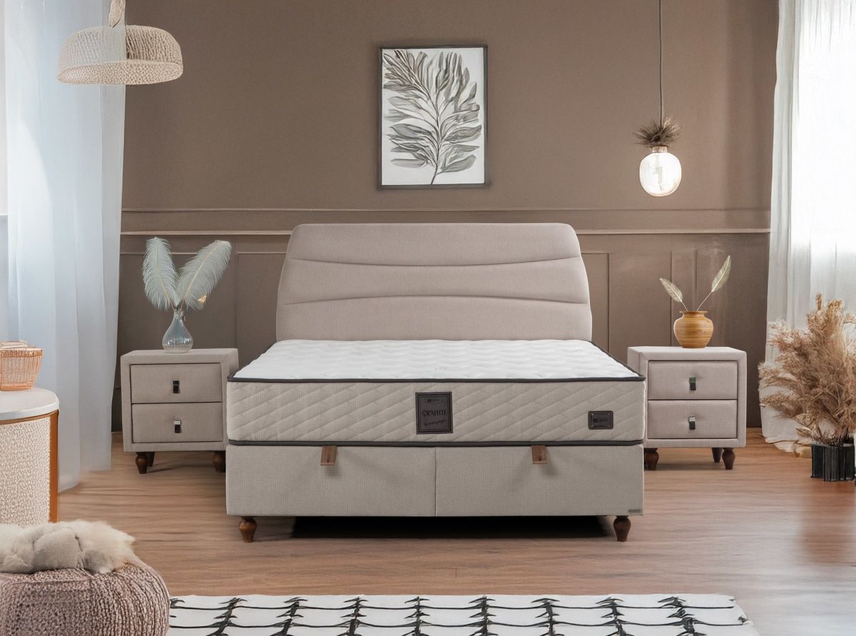 Boxspring postelja Graffite