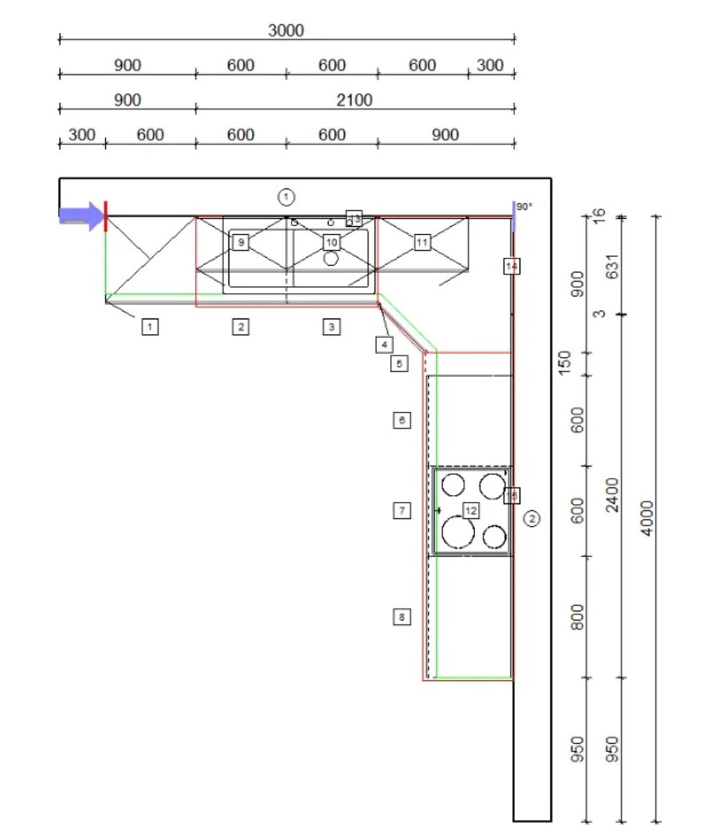 Kuhinja Express Home H42