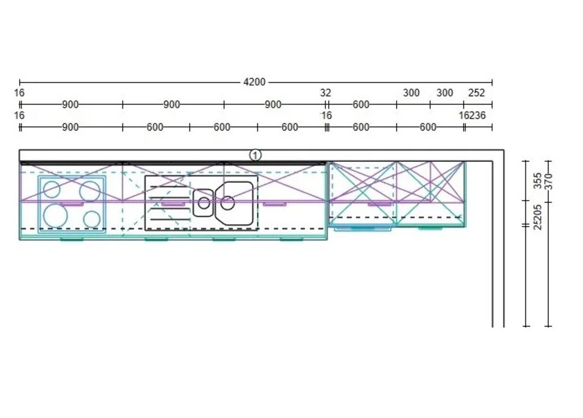 Kuhinja Express Clean C28