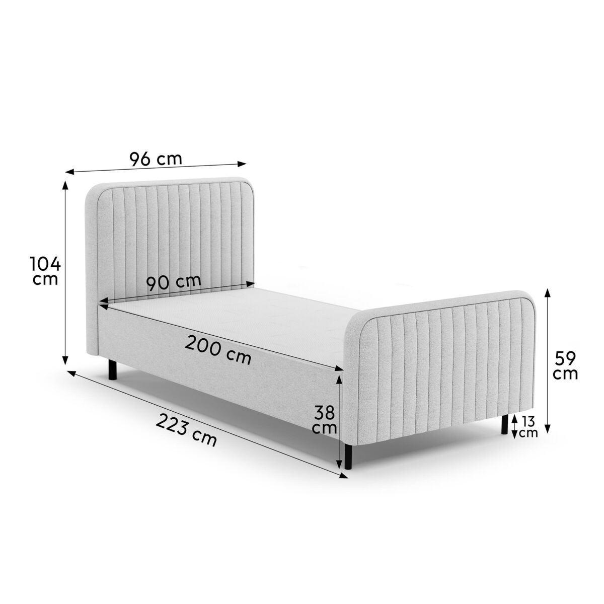 Boxspring postelja Lamello 90