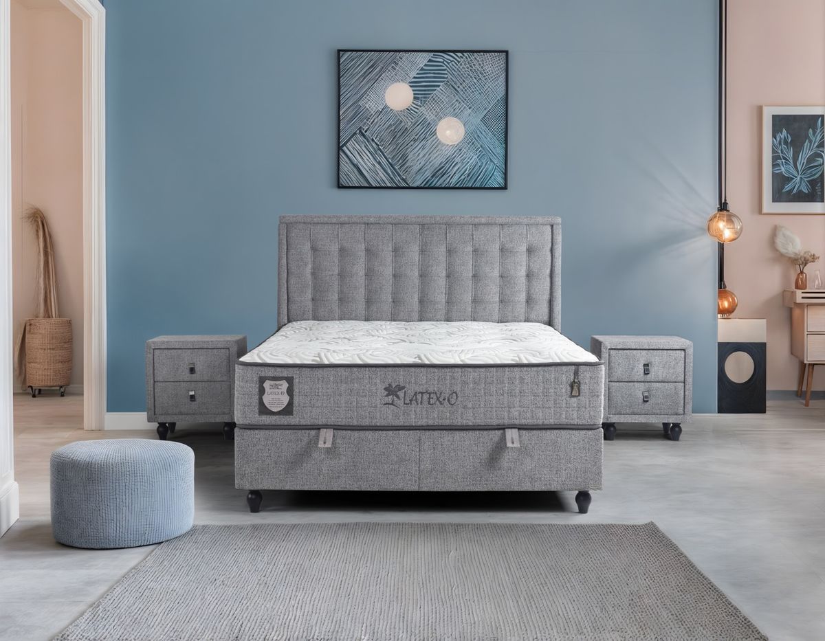 Boxspring postelja Latex-O