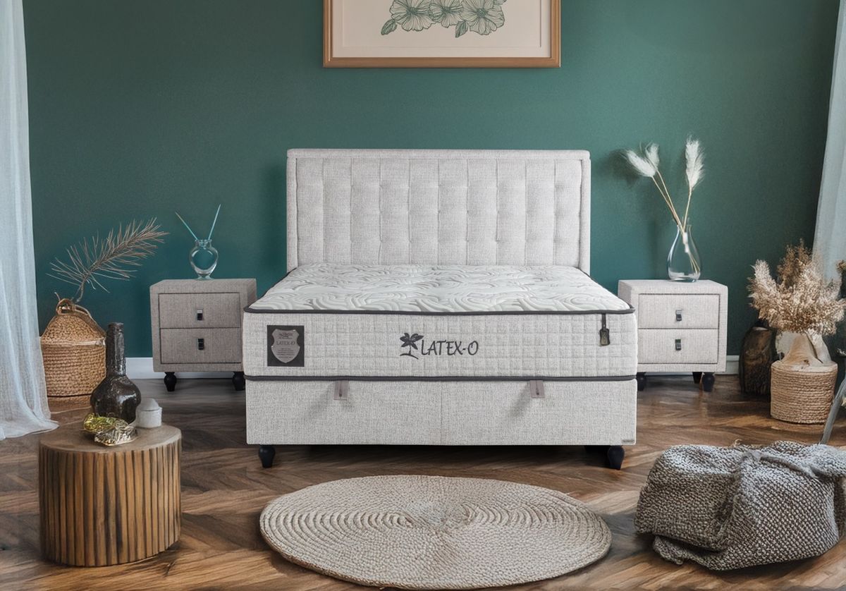 Boxspring postelja Latex-O, 120x200