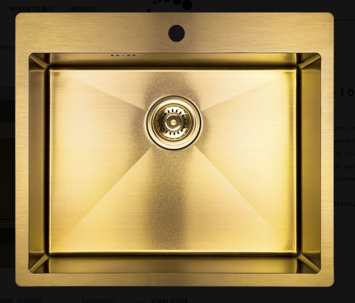 Pomivalno korito Marmara Sam 810T