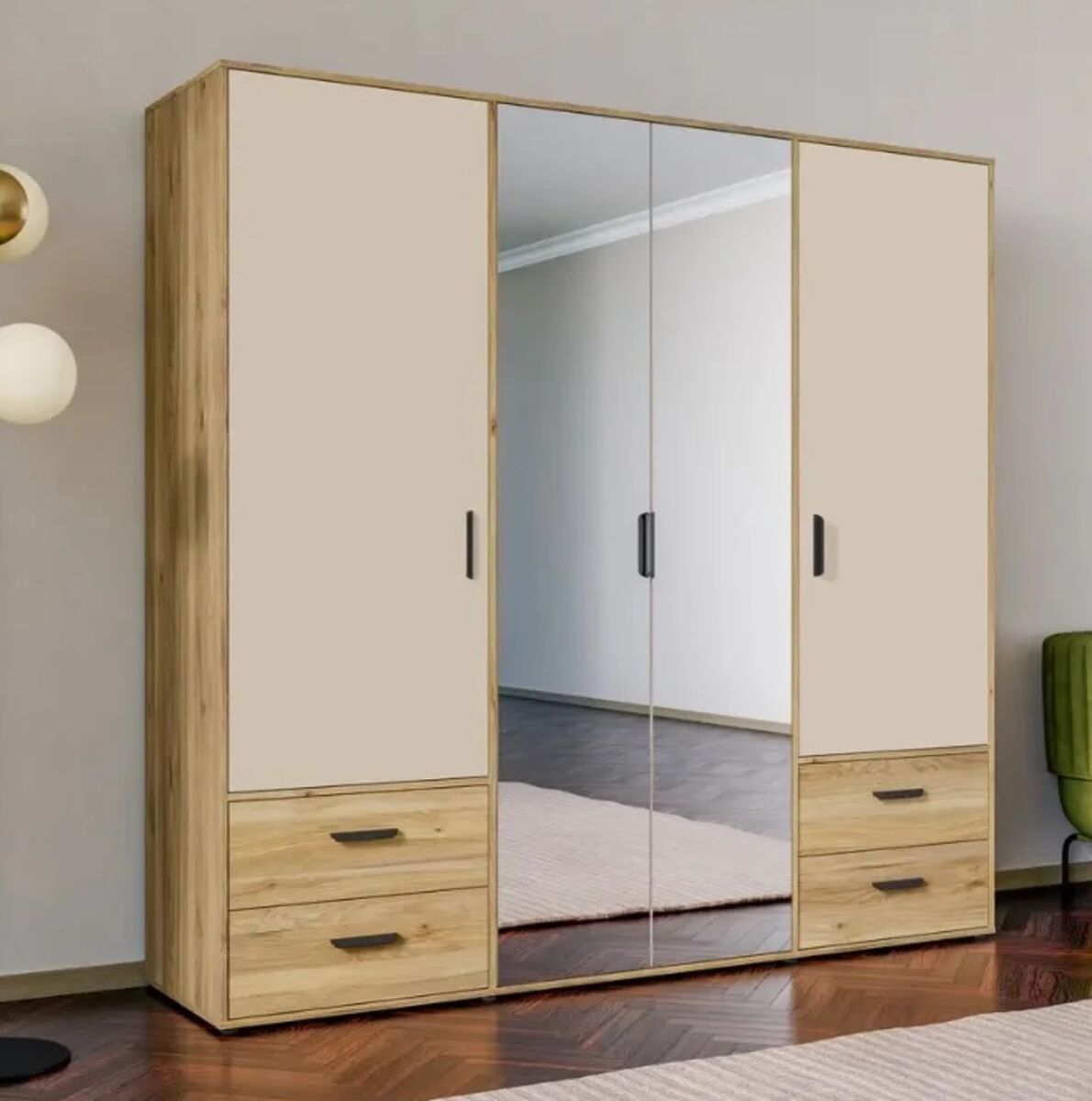 Omara Mokkaris z ogledalom 845 - peščena