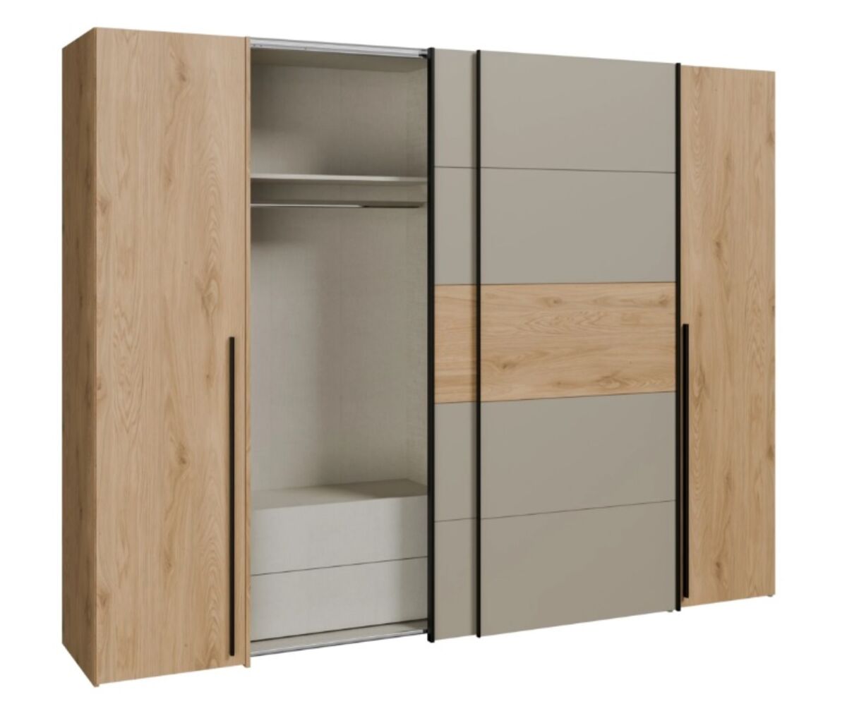 Drsna omara Narago taupe