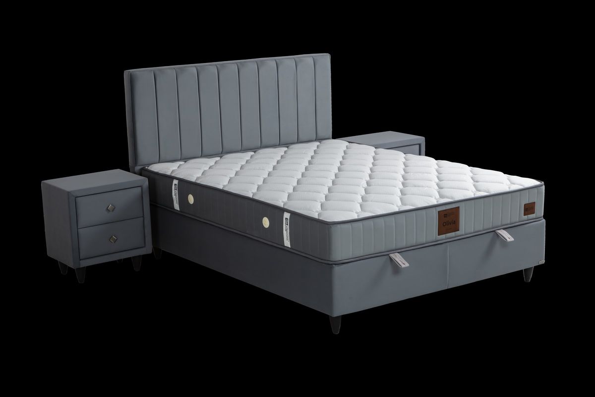 Boxspring postelja Olivia Nano, 160x200