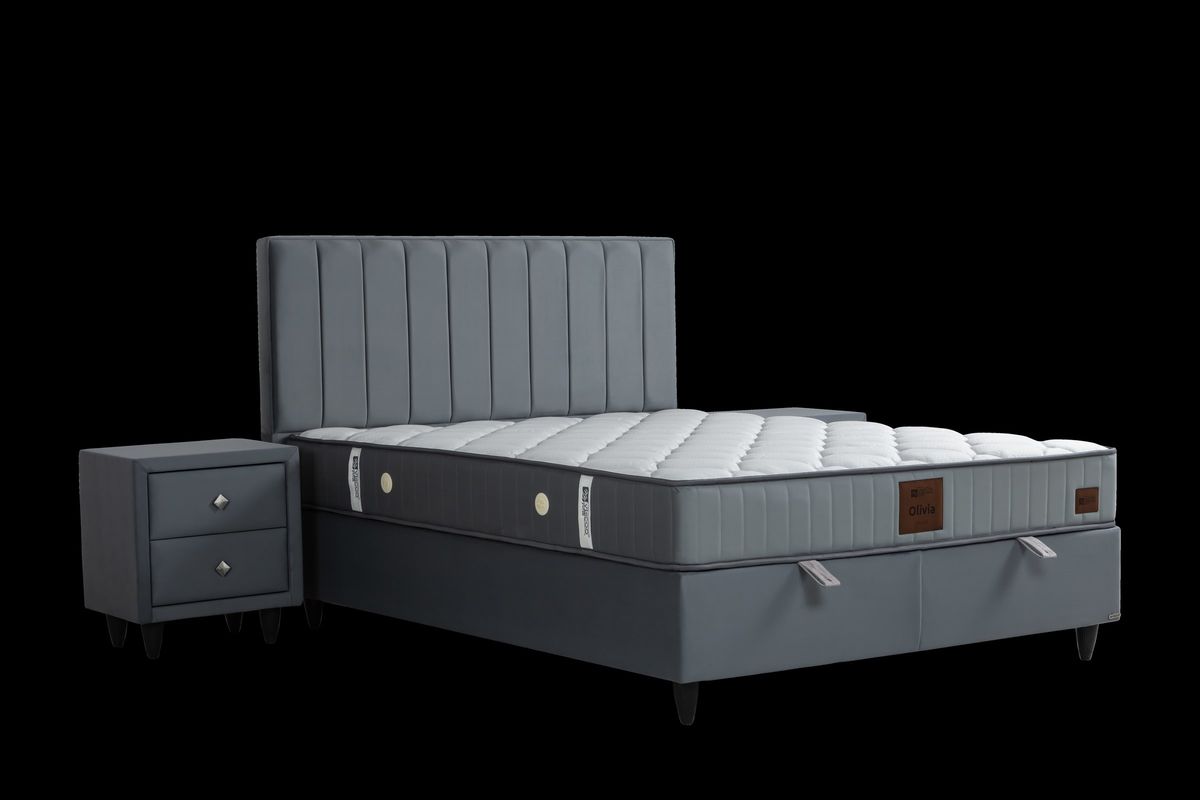 Boxspring postelja Olivia Nano, 160x200