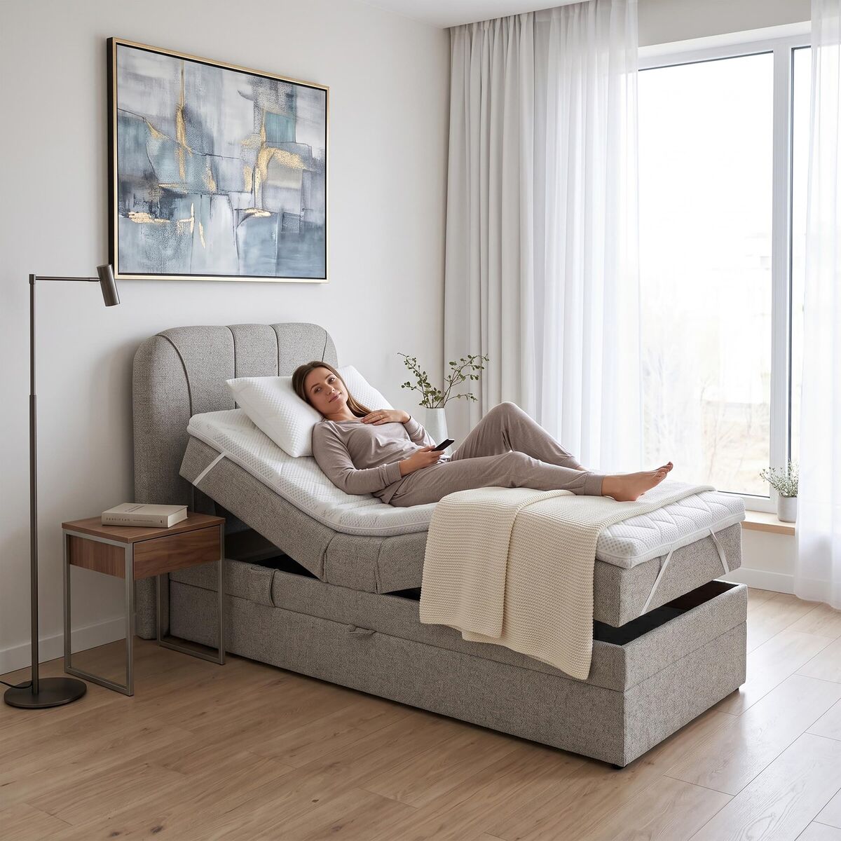 Boxspring postelja Royal, 120x200
