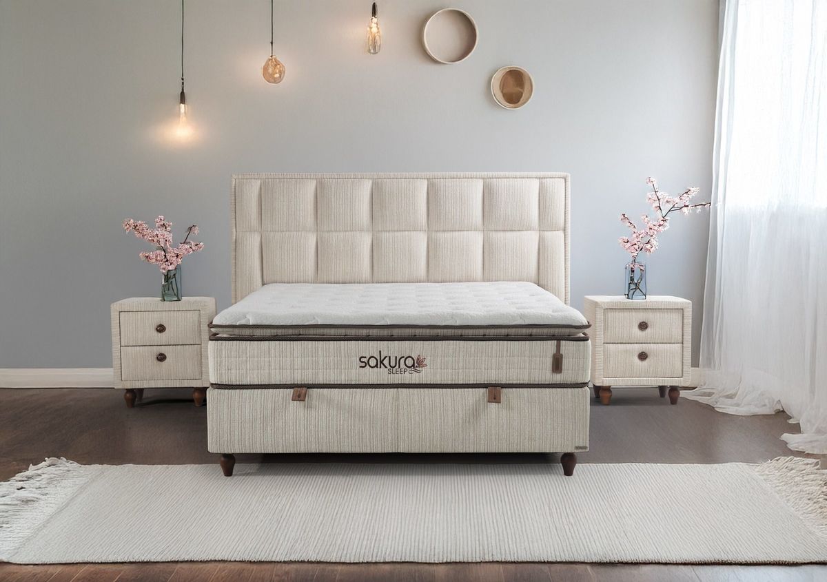 Boxspring postelja Sakura