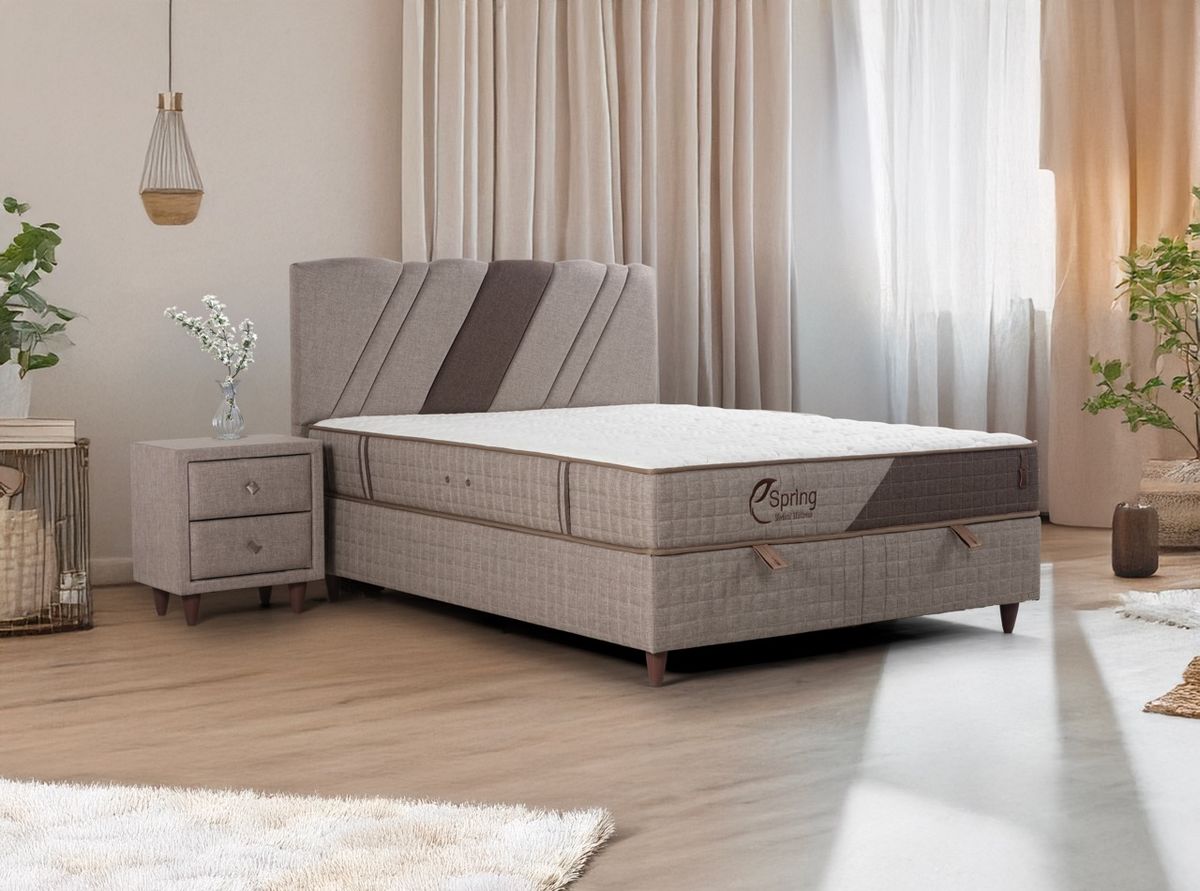 Boxspring postelja Spring, 140x200