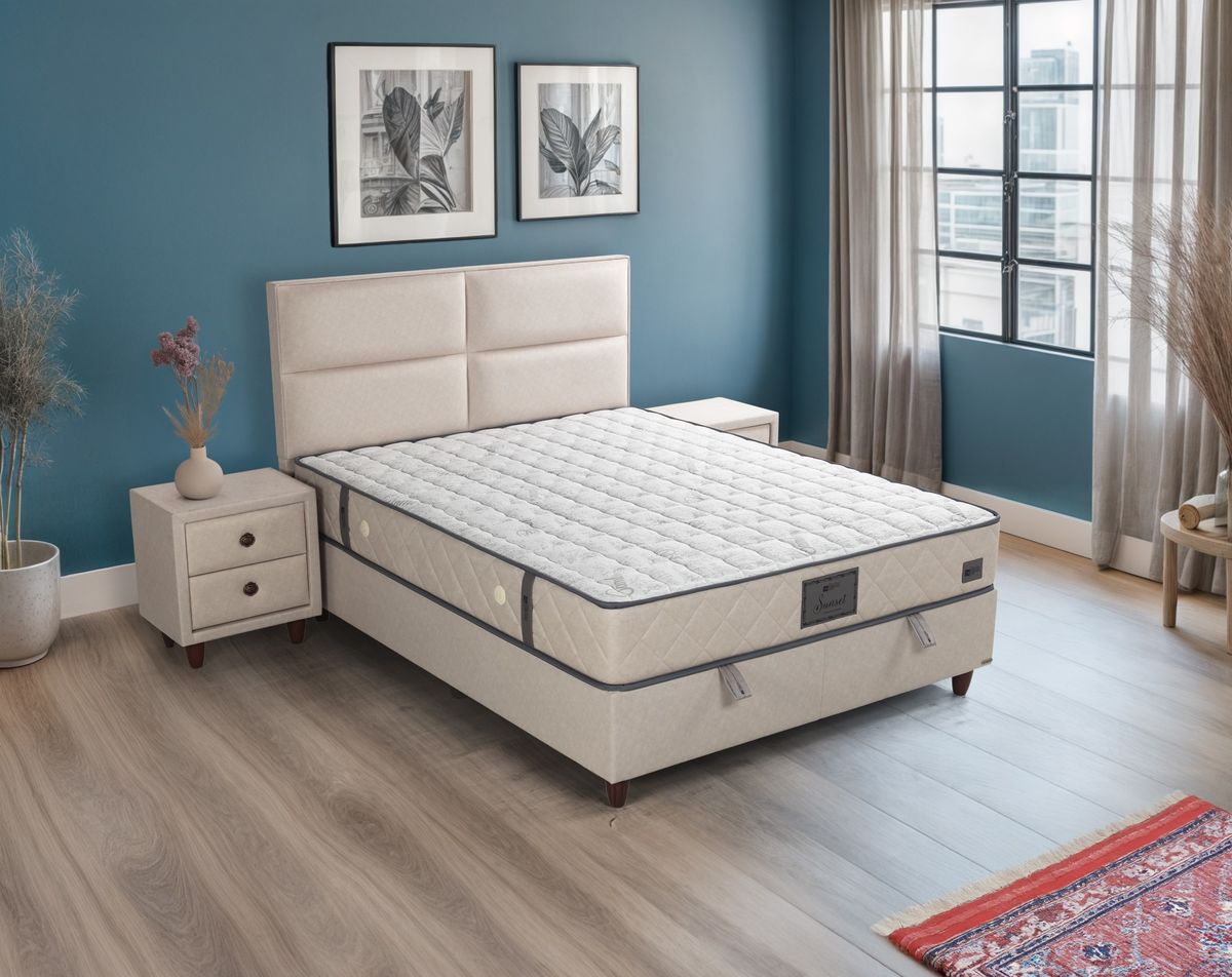 Boxspring postelja Sunset, 140x200