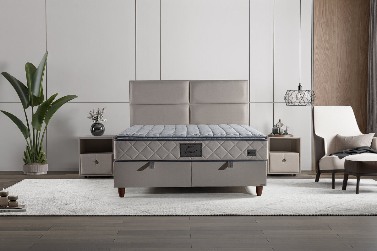 Boxspring postelja Sunset, 140x200