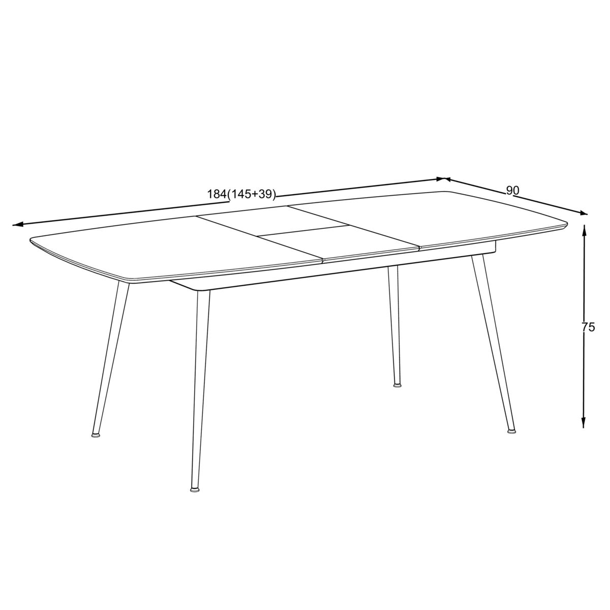 Jedilna miza Yense 145