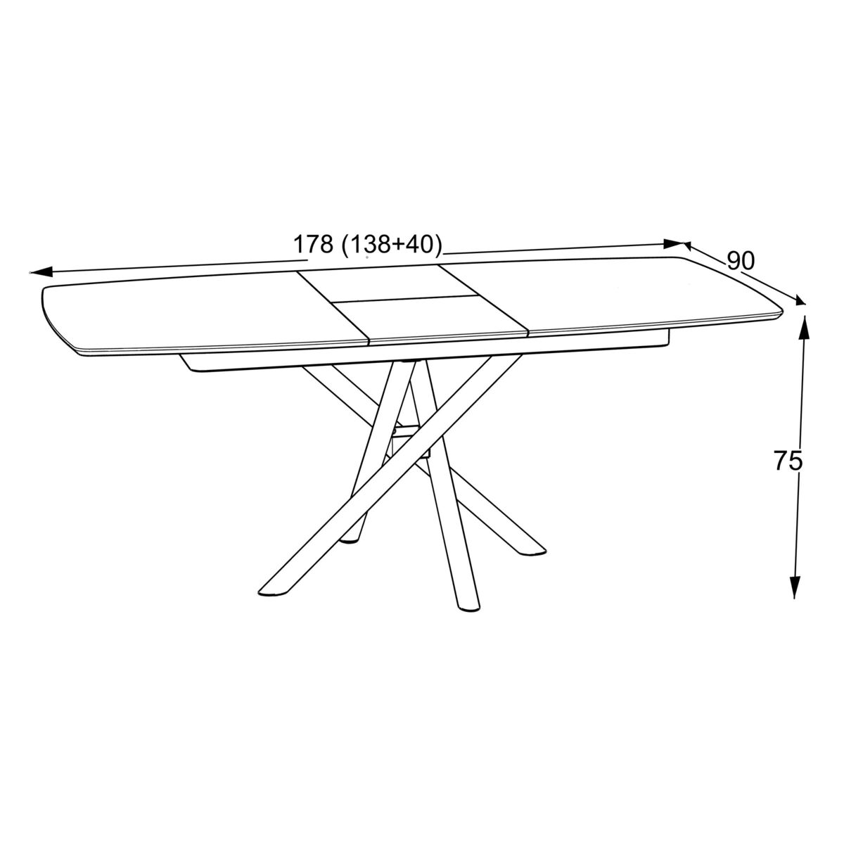 Jedilna miza Katrin 138