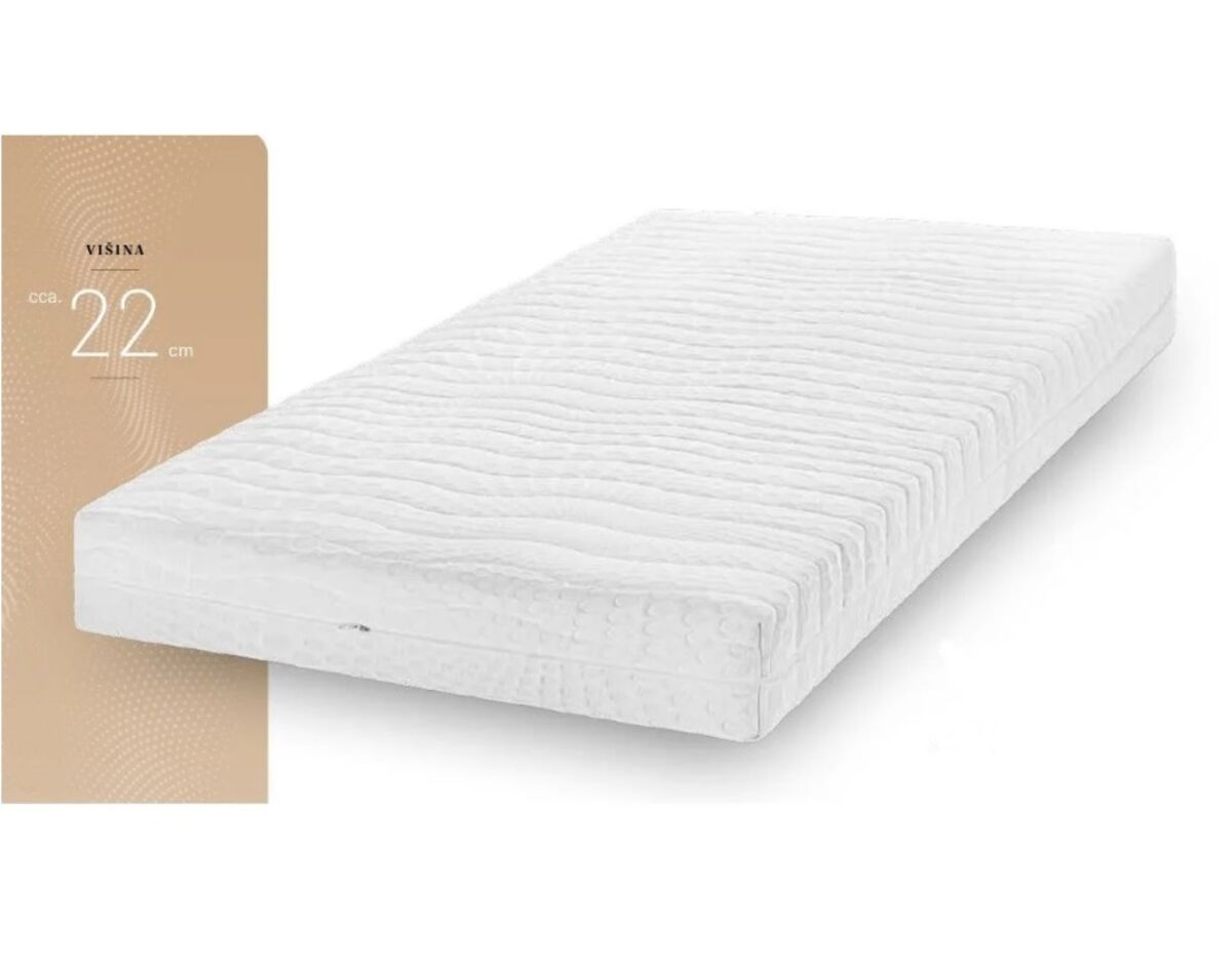 Vrhunska trda vzmetnica Titanium 180x200 cm