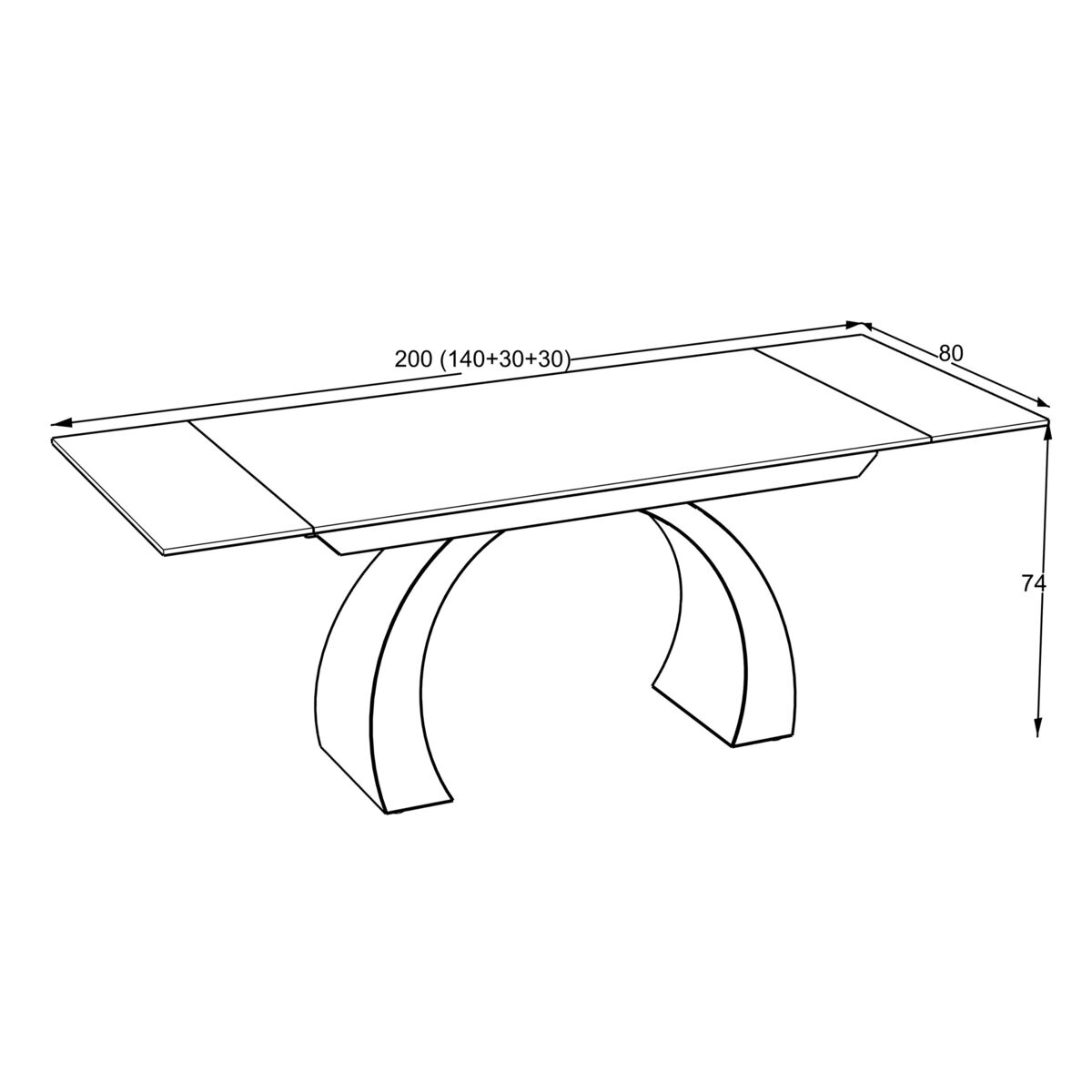 Jedilniška miza Libra