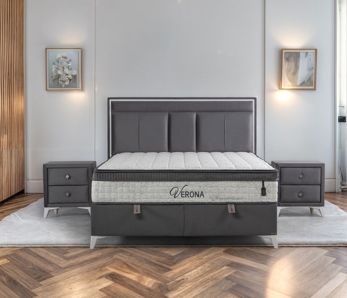 Boxspring postelja Verona