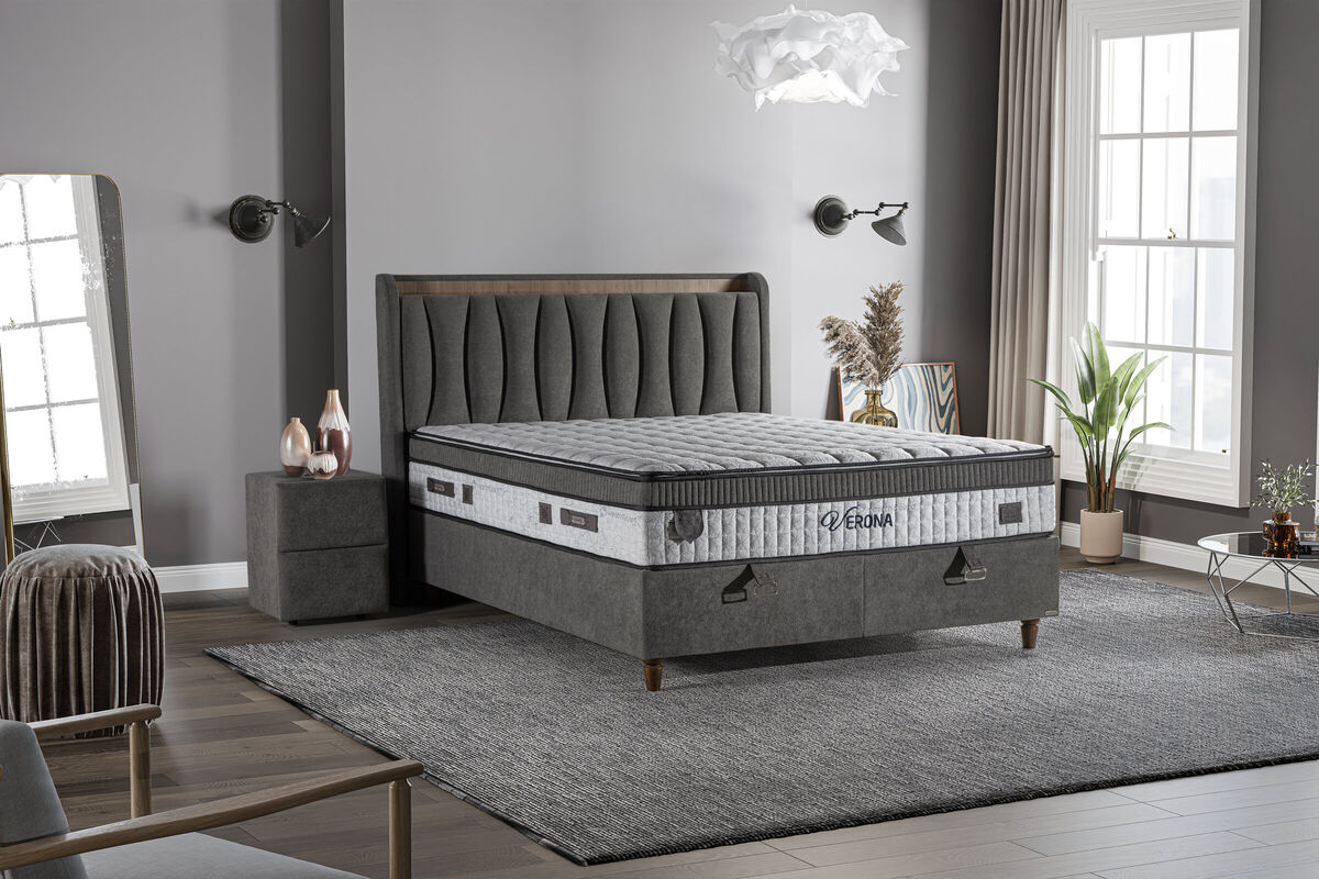 Boxspring postelja Verona, 200x200