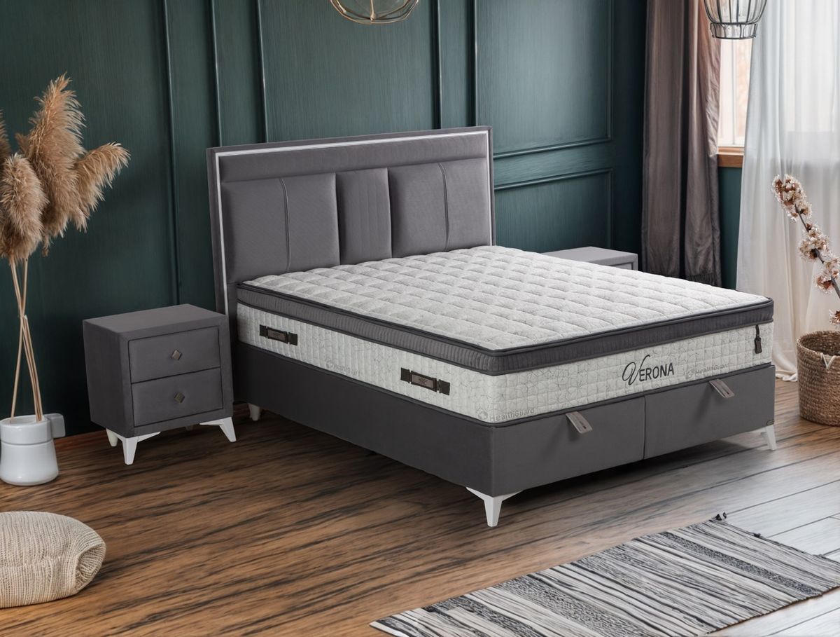 Boxspring postelja Verona, 140x200