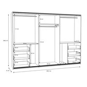 Drsna omara Winn 2 270 bela