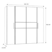 Drsna omara Narago Kalixtus - črna