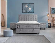 Boxspring postelja Latex-O, 140x200