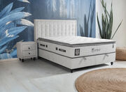 Boxspring postelja Latex-O, 160x200