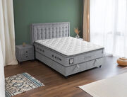 Boxspring postelja Latex-O, 160x200