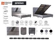 Boxspring postelja Spring, 140x200