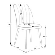 Jedilniški stol Varel eksponat
