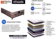 Boxspring postelja Vitamin, 120x200