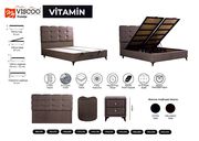 Boxspring postelja Vitamin, 120x200